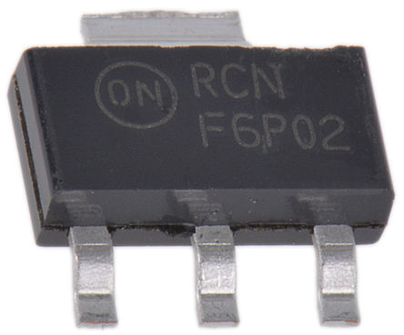 ON Semiconductor - NTF6P02T3G - ON Semiconductor P Si MOSFET NTF6P02T3G, 8.4 A, Vds=20 V, 3+Ƭ SOT-223װ		