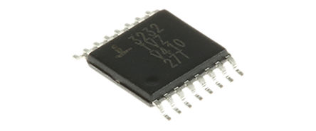 Intersil - ICL3232IVZ - Intersil ICL3232IVZ 500kbps ·շ, RS-232ӿ, 2-TX 2-RX 2-TRX, 3.3 V5 VԴ, 16 TSSOPװ		