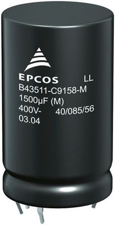 EPCOS - B43511A9687M - EPCOS B43511 ϵ 400 V ֱ 680F ͨ  B43511A9687M, 20%ݲ, 190m(ֵ), +85C		