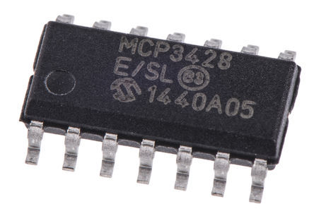 Microchip MCP3428-E/SL