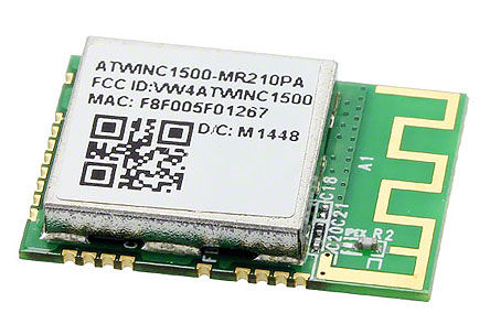 Atmel - ATWINC1500-MR210PA - Atmel ATWINC1500-MR210PA WiFi ģ, I2CSPIUART߽ӿ, 2.7  3.6V, ֧802.11b/g/nЭ		