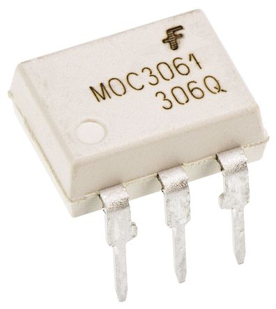 Fairchild Semiconductor - MOC3061M - Fairchild  MOC3061M, , ˫ɿع迪Ԫ, 6 PDIP װ		