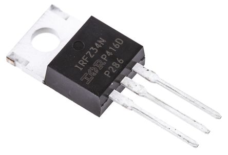 Infineon - IRFZ34NPBF - Infineon HEXFET ϵ Si N MOSFET IRFZ34NPBF, 29 A, Vds=55 V, 3 TO-220ABװ		