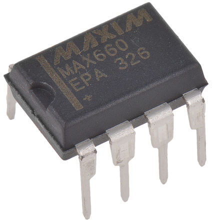 Maxim - MAX660EPA+ - Maxim MAX660EPA+ ɱ, 80 kHz, 100mA, -5.5  -1.5 V, 8 PDIPװ		