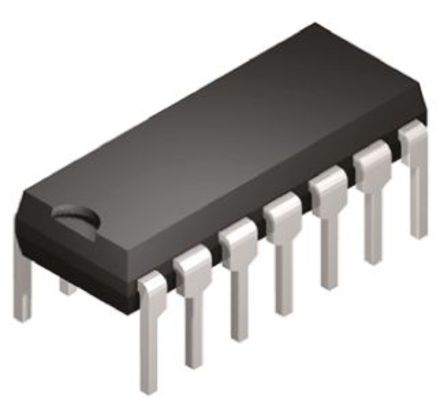 Microchip - PIC16C505-04/P - Microchip PIC ϵ 8 bit PIC MCU PIC16C505-04/P, 4MHz, 1024 x 12  ROM EPROM, 72 B RAM, PDIP-14		
