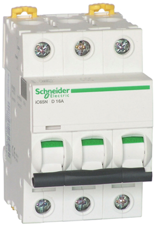 Schneider Electric - A9F17302 - Schneider Electric Acti 9 iC65N ϵ 3 2 A MCB A9F17302, 50 kA Ͽ, B բ		