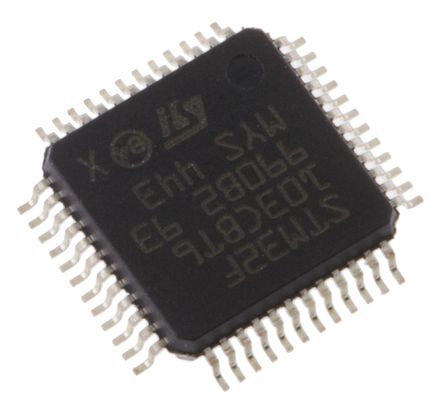 STMicroelectronics - STM32F103CBT6 - STM32F ϵ STMicroelectronics 32 bit ARM Cortex M3 MCU STM32F103CBT6, 72MHz, 128 kB ROM , 20 kB RAM, 1xUSB, LQFP-48		