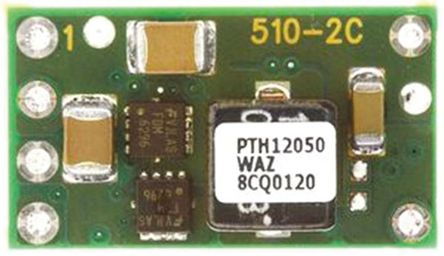 Texas Instruments - PTH12050WAZT - Texas Instruments PTH12050WAZT ѹת, ѹ, 10.8  13.2 V, 6A, 1.2  5.5 V, 380 kHz, 6 DIP ģװ		