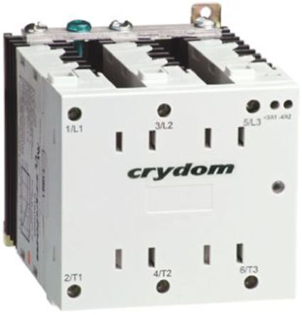 Crydom - CTRD6025 - Crydom 25 A rms DIN찲װ ̵̬ CTRD6025, SCR, 㽻л, 600 V Чֵ		