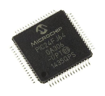 Microchip PIC24FJ64GA306-I/PT