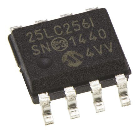 Microchip - 25LC256-I/SN - Microchip 25LC256-I/SN  EEPROM 洢, 256kbit, SPIӿ, 50ns, 2.5  5.5 V, 8 SOICװ		