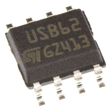 STMicroelectronics - USB6B1 - STMicroelectronics USB6B1 ˫ TVS , 500W, 8 SOICװ		