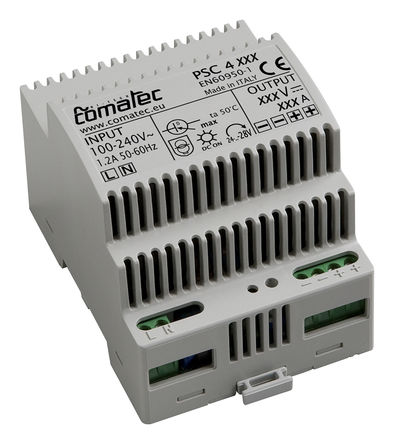 Comatec - PSC4.60.24 - Comatec PSC ϵ 60W DIN Դ PSC4.60.24, 85%Ч, 264V ac, 2.5A, 24V dc 24V dc/		
