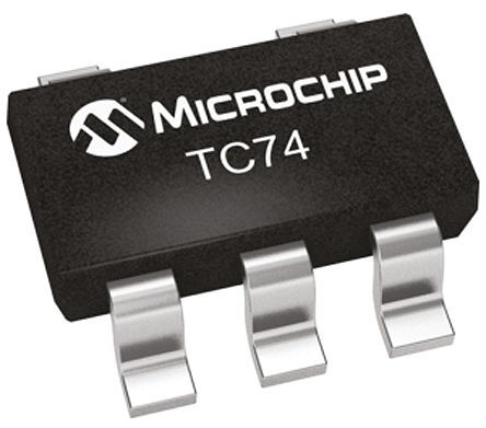 Microchip - TC74A5-5.0VCTTR - Microchip TC74A5-5.0VCTTR 8 λ ¶ȴ, 3Cȷ, I2CSMBusӿ, 2.7  5.5 VԴ, -40  +125 C¶, 5		