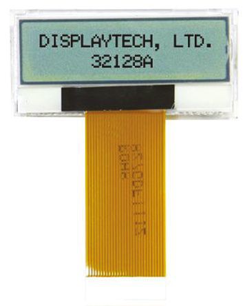 Displaytech - 32128A-FC-BW-3 - Displaytech ͸ ͼ LCD ɫʾ 32128A-FC-BW-3, LED, 128 x 32pixels, FPC ӿ		