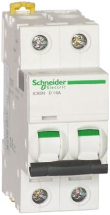 Schneider Electric - A9F19201 - Schneider Electric Acti 9 iC65N ϵ 2 MCB A9F19201		