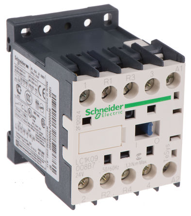 Schneider Electric - LC1K09008B7 - Schneider Electric TeSys K LC1K ϵ Ӵ LC1K09008B7, 2 /2 մ, 9 A, 24 V Ȧ		