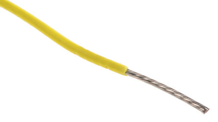 Alpha Wire - 6714 YL005 - Alpha Wire EcoWire ϵ 30m ɫ 20 AWG о ڲߵ 6714 YL005, 0.51 mm2 , 10/0.25 mm оʾ, 600 V		