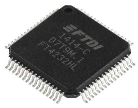 FTDI Chip - FT4232HL - FTDI Chip FT4232HL 4ͨ 480Mbit/s UART, ֧RS232RS422RS485׼, 64 LQFPװ		