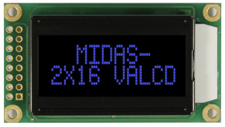 Midas - MC20805A12W-VNMLB - Midas MC20805 ϵ ͸ʽ ĸ LCD ɫʾ MC20805A12W-VNMLB, LED, 28ַ		