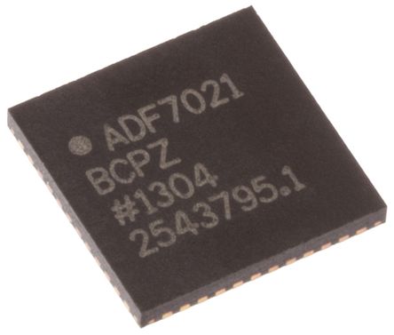 Analog Devices - ADF7021BCPZ - Analog Devices ADF7021BCPZ, ˫Ƶ FSKMSK Ƶշ IC, 80  950MHz, 2.3  3.6 VԴ, 48 LFCSPװ		