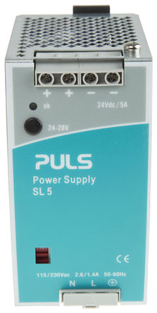 PULS - SL5.102 - PULS 120W ģʽ DIN 尲װԴ SL5.102, 90%Ч, 4.3  5A		
