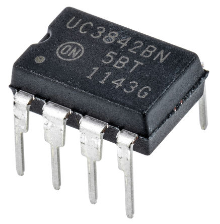 ON Semiconductor - UC3842BNG - ON Semiconductor UC3842BNG PWM ģʽ, 1 A, ѹʽ, 500 kHz, 8 PDIPװ		