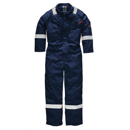 Dickies FR5401 Lightweight Pyrovatex Coverall Navy 40R