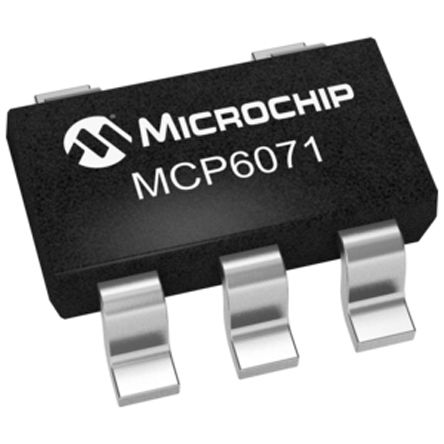 Microchip - MCP6071T-E/OT - Microchip MCP6071T-E/OT Ŵ, 1.2MHz, 1.8  6 VԴѹ, CMOS, 5 SOT-23װ		