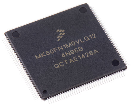 NXP - MK60FN1M0VLQ12 - NXP Kinetis K6x ϵ ARM Cortex M4 MCU MK60FN1M0VLQ12, 120MHz, 1024 kB ROM , 128 kB RAM 2xUSB, LQFP-144		