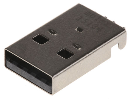 Molex - 48037-2200 - Molex 1 ˿ ֱ A  USB ͷ 48037-2200 װ, 150 V , 1.5A		