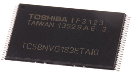 Toshiba - TC58NVG1S3ETAI0 - Toshiba TC58NVG1S3ETAI0 , 2 GByte (256M x 8), нӿ, 25ns, 2.7  3.6 V, 48 TSOPװ		