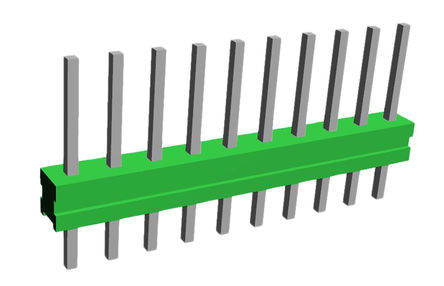 TE Connectivity - 1-825433-0 - TE Connectivity AMPMODU Mod II ϵ 10· 2.54mmھ (1) ֱ Ź 1-825433-0, Ӷ˽, 3A, ͨ		