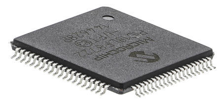Microchip - PIC18LF8722-I/PT - Microchip PIC18F ϵ 8 bit PIC MCU PIC18LF8722-I/PT, 40MHz, 128 KB1024 B ROM , 3936 B RAM, TQFP-80		