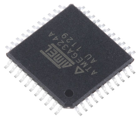 Microchip - ATMEGA324A-AU - Microchip ATmega ϵ 8 bit AVR MCU ATMEGA324A-AU, 20MHz, 1 kB32 kB ROM , 2 kB RAM, TQFP-44		