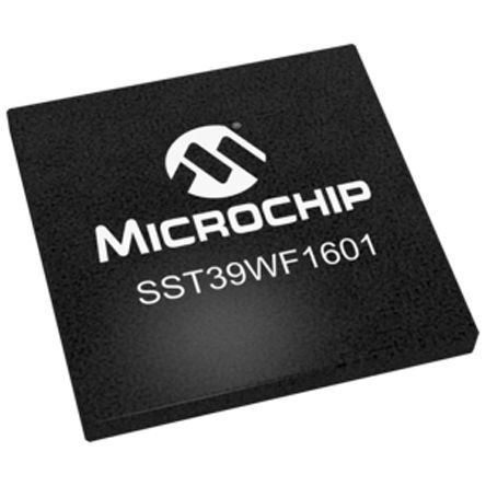 Microchip - SST39WF1601-70-4I-B3KE - Microchip SST39WF1601-70-4I-B3KE , 16Mbit (16M x 1 λ), нӿ, 70ns, 1.65  1.95 V, 48 TFBGAװ		