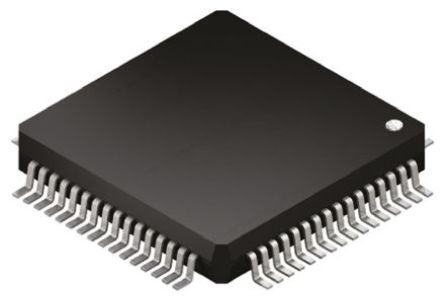 NXP - MKE04Z64VLH4 - NXP Kinetis E ϵ 32 bit ARM Cortex M0+ MCU MKE04Z64VLH4, 48MHz, 64 kB ROM , QFP-64		