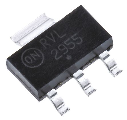 ON Semiconductor - NTF2955T1G - ON Semiconductor Si P MOSFET NTF2955T1G, 2.6 A, Vds=60 V, 3+Ƭ SOT-223װ		