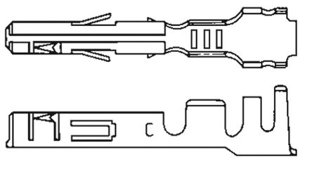 TE Connectivity - 170112-1 - TE Connectivity ĸ ѹӽ߶ 170112-1, 20AWG  14AWG		