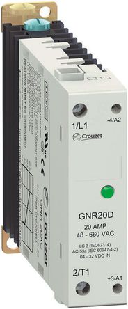Crouzet - GNR30DCR - Crouzet 30 A DIN찲װ ̵̬ GNR30DCR, л, 600 V 		