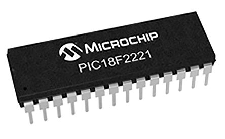 Microchip - PIC18F2221-I/SP - Microchip PIC18F ϵ 8 bit PIC18F MCU PIC18F2221-I/SP, 40MHz, 4 kB ROM , 512 B RAM, 1xUSB, SPDIP-28		