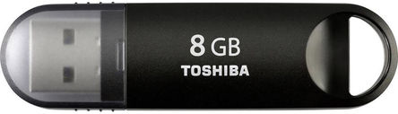 Toshiba - THN-U361K0080M4 - Toshiba TransMemory 8 GB USB 3.0 U		