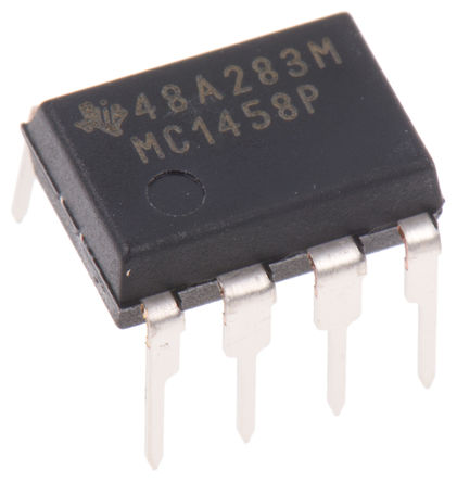 Texas Instruments - MC1458P - Texas Instruments MC1458P ˫ Ŵ, 1MHz, 8 PDIPװ		