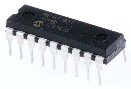Microchip - PIC16F1827-I/P - Microchip PIC16F ϵ 8 bit PIC MCU PIC16F1827-I/P, 32MHz, 4K x 14 ֣256 B ROM , 384 B RAM, PDIP-18		
