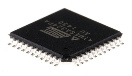 Microchip - ATMEGA324PA-AU - Microchip ATmega ϵ 8 bit AVR MCU ATMEGA324PA-AU, 20MHz, 1 kB32 kB ROM , 2 kB RAM, TQFP-44		