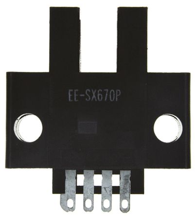 Omron - EE-SX670P - Omron  5 mm  LED Դ  ֱͨΣ 紫 EE-SX670P, PNP, 4 , IP50		