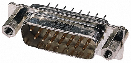 ERNI - 023158 - ERNI TMC ϵ 2.84mm ھ 25 · ͨװװ PCB D-sub  ͷ 023158		