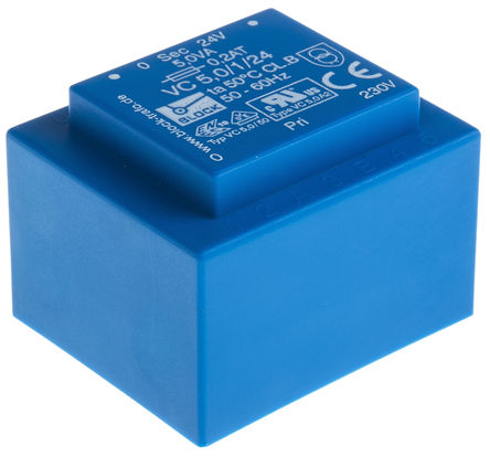 Block - VC 5,0/1/24 - Block ͨ PCB ѹ VC 5,0/1/24, 230V acѹ, 24V acμѹ, 5VA, 50  60 HzΧ		