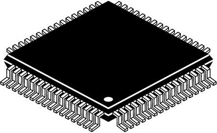 Renesas Electronics - UPD78F0533AGB-GAH-AX - 78K ϵ Renesas Electronics 8 bit 78K0 MCU UPD78F0533AGB-GAH-AX, 20MHz, 32 kB ROM , 1024 B RAM, LFQFP-64		