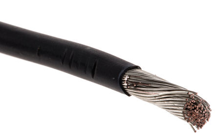 Alpha Wire - 6719 BK005 - Alpha Wire EcoWire ϵ 30m ɫ 10 AWG о ڲߵ 6719 BK005, 5.37 mm2 , 105/0.25 mm оʾ, 600 V		